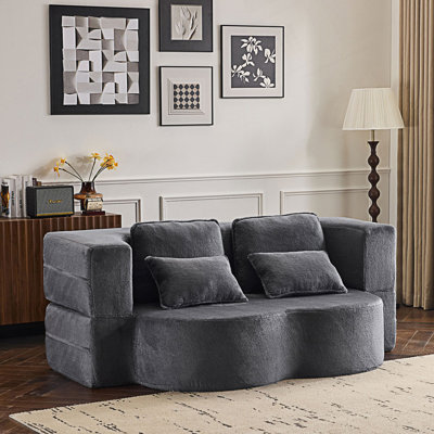 Grand canapé-lit pliable, canapé futon