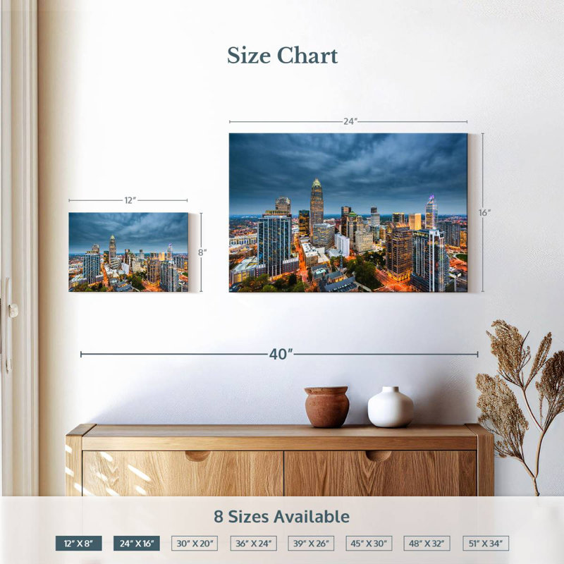 Nicci Charlotte Blue Hour, H 16 po x l 24 po