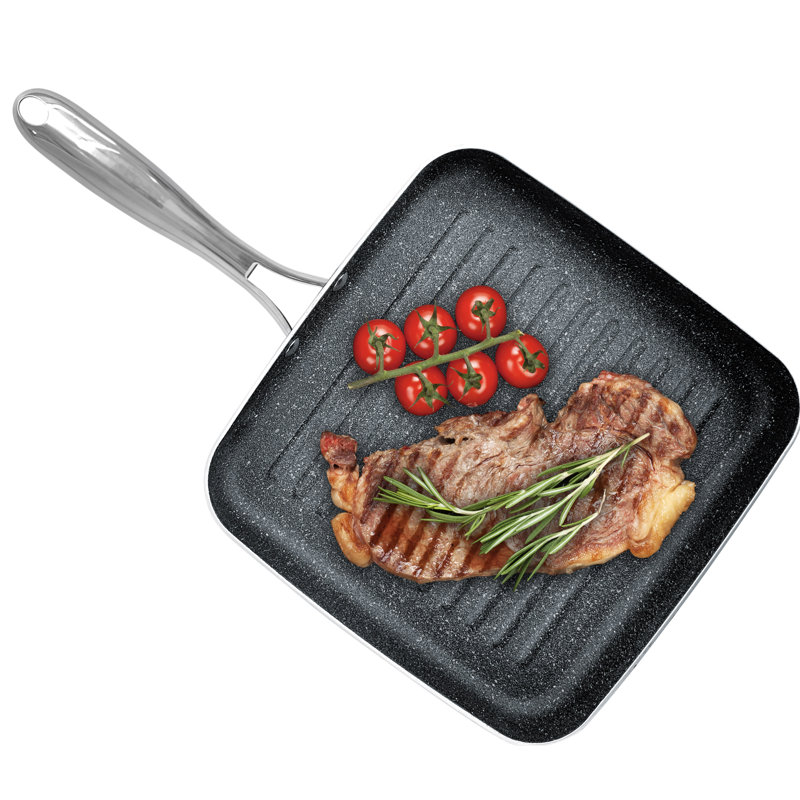 Granite Stone 10.25" Nonstick Square Grill Pan