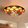 2-Light Dimmable Halogen Flush Mount
