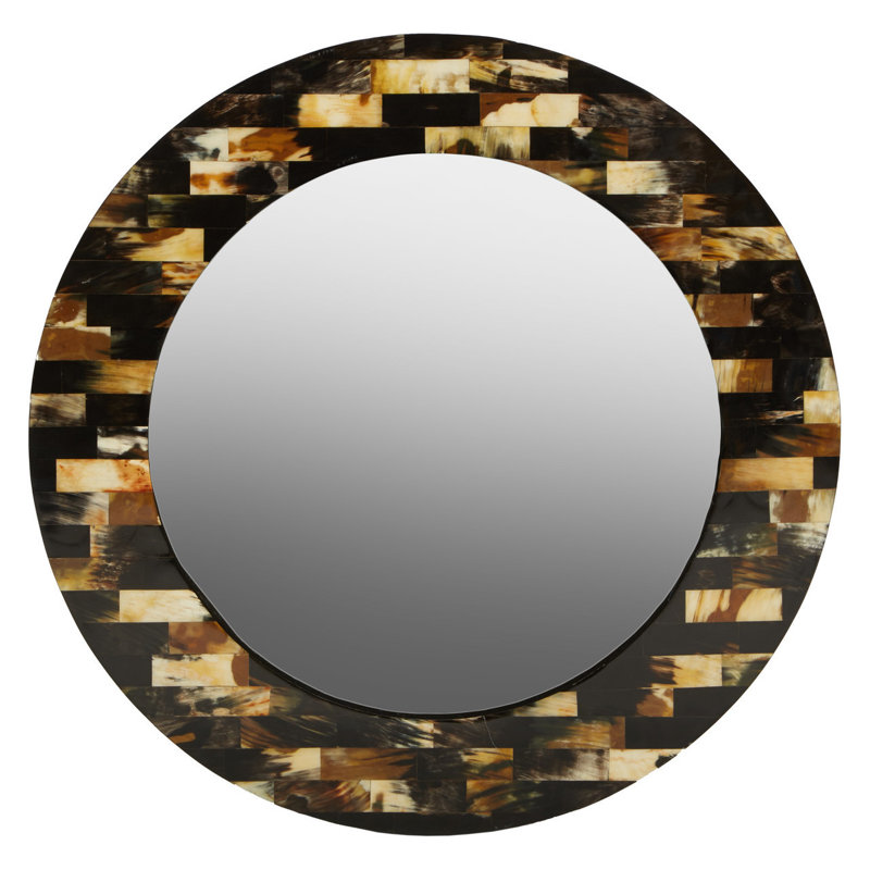 Alderamin Solid Wood Flat Wall Mirror