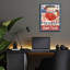 Art mural en verre acrylique «Crab Nour» par Fiona Stokes-Gilbert, 12 po x 16 po