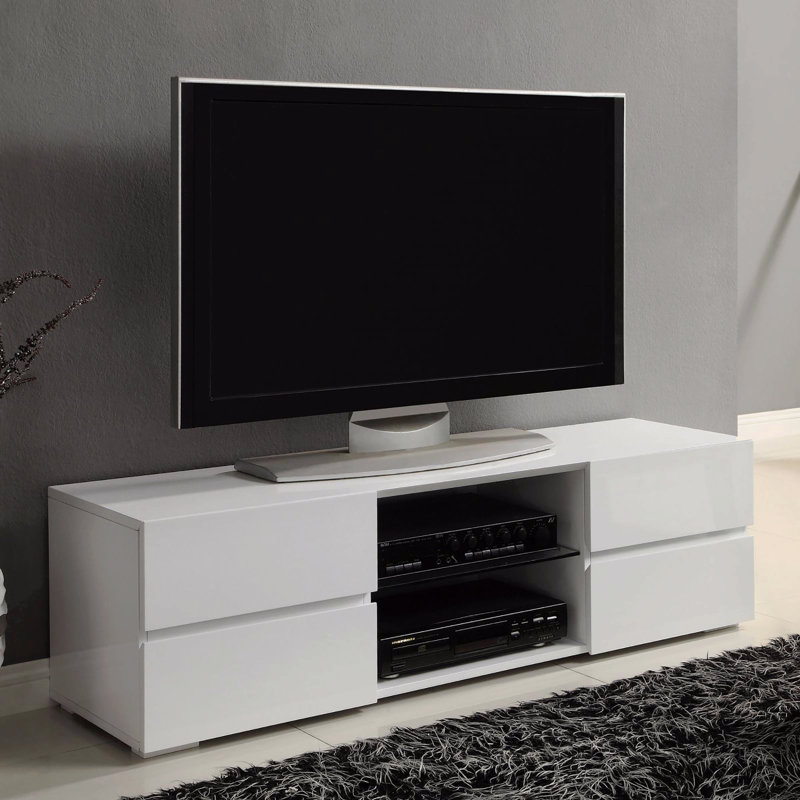 Console de télévision à 4 tiroirs