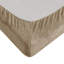 Drap de très grande taille taupe 4 pièces - 100% doux et confortable avec des draps-housses plats 2 taies d'oreiller brossées des deux côtés entièrement élastiquées