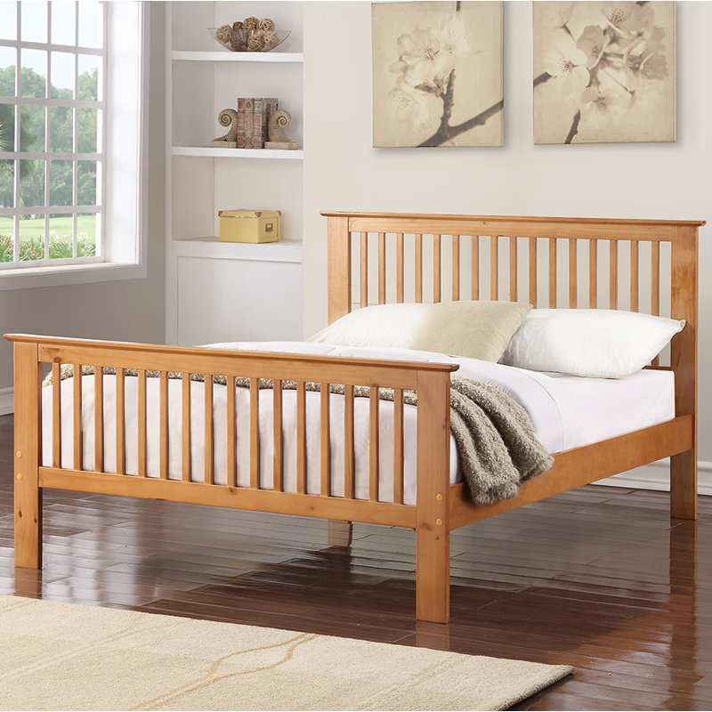 Labrosse Solid Wood Bed, Oak, Single (3')