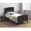 Lit simple noir Halden-259060349-259060351