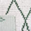 Tapis géométrique ivoire / vert-1770241835