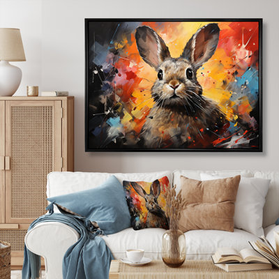 " Rabbit Energetic Hopper Collage II "
