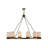 Agrippino 12 - Light Dimmable Wagon Wheel Chandelier