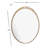Noella Metal Oval Wall Mirror