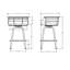 Tabouret de bar et de comptoir pivotant en bois massif Friedell-1934219826-1934219831-1933952870