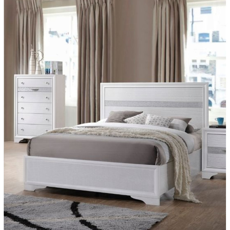 Ensemble de chambre à coucher 5 pièces Naima, Double