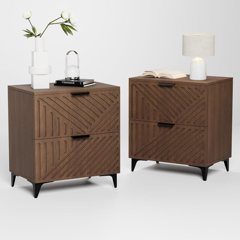 Groove Bedside Table