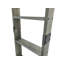 Échelle de couverture de style campagnard rustique 4 pieds, échelle en bois décorative inclinée au mur, bois de pin de style échelle