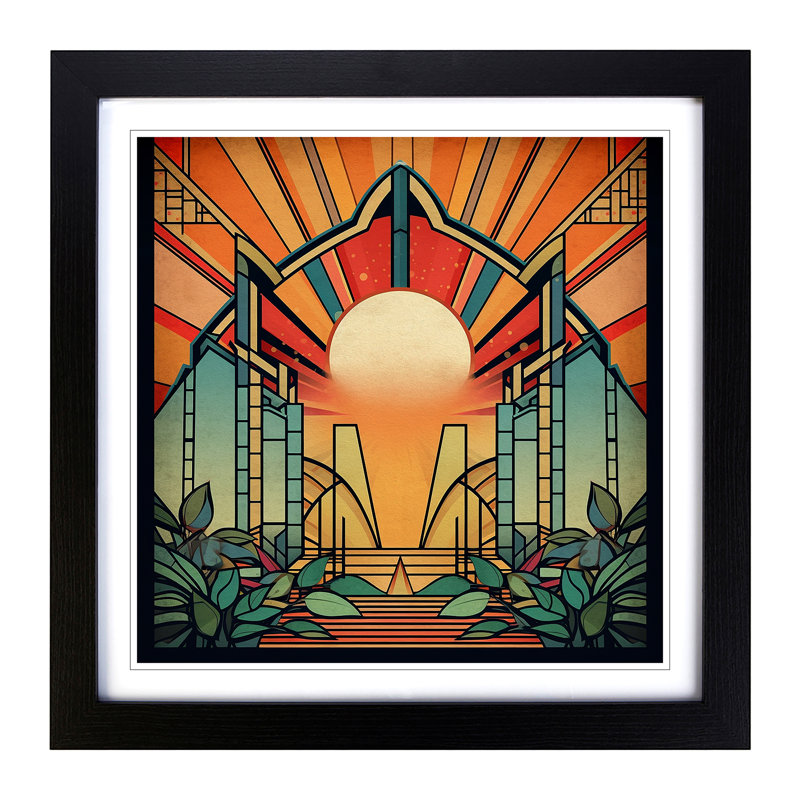 Sunrise No.3 - Framed Print, Black