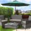 Antibes 2.7m Traditional Parasol with Lights-1258266140