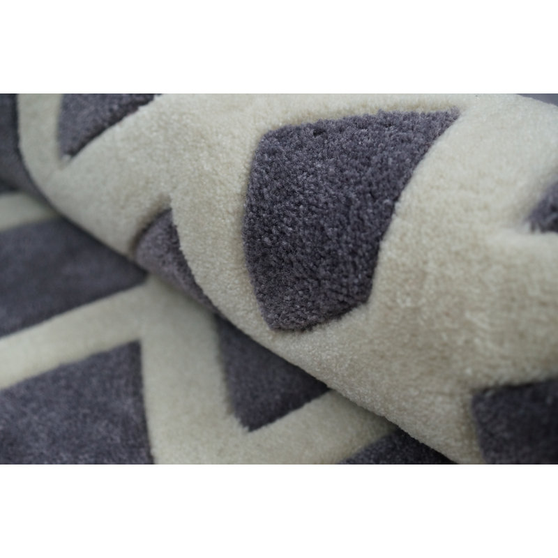 Mikel Geometric Indoor Rug, Round 8'