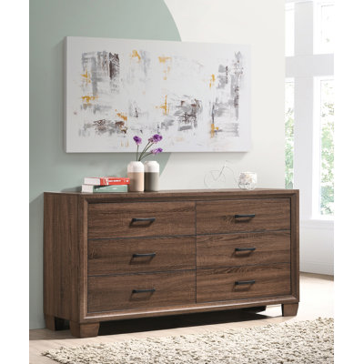 Commode double 6 tiroirs Abigayle