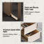 Modern Minimalist High-End Sintered Stone Desk Set Including Chair-775401765