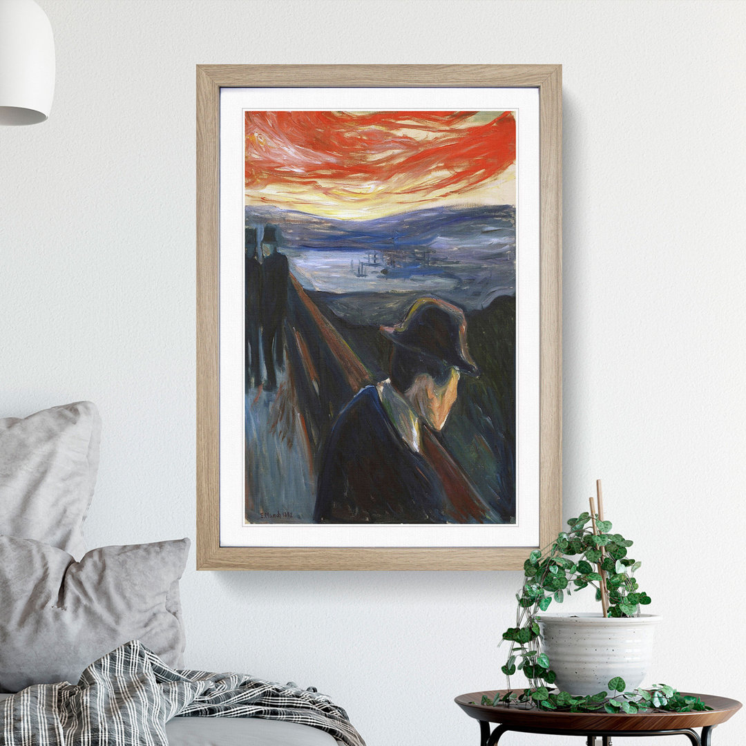Despair by Edvard Munch - Picture Frame Painting