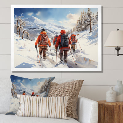 «Slope Randonnée Ski Expedition II» - art mural de randonnée
