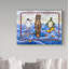 « surfing up animaux », art sur toile-31980556