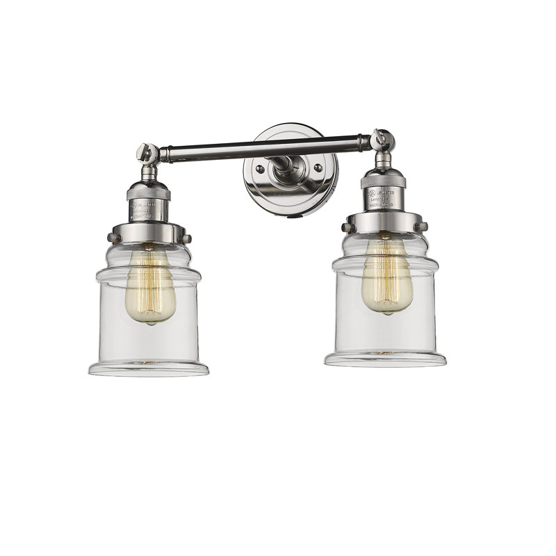 Galaviz 2 - Light Dimmable Vanity Light, Polished Nickel