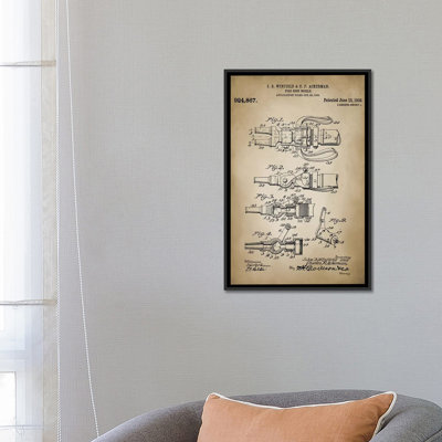 Brevet imprimé Store Firefight VI - impression sur toile tendue