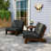 Ensemble de conversation d'extérieur 2 pièces avec coussins pour patio ou jardin Polett