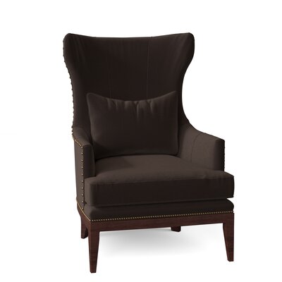 Turner 30.5"" W Genuine Leather Wingback Chair -  Birch Laneâ¢, 7C7AF944C44240BBA27A085089CCA71E