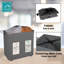 Fabric Rolling Laundry Basket with Handles-71296763