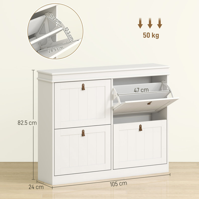 20 Pair Shoe Storage Cabinet