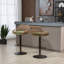 Tabourets de bar pivotants de style moderne (ensemble de 2) chaises à hauteur de comptoir réglable avec repose-pieds-130174954