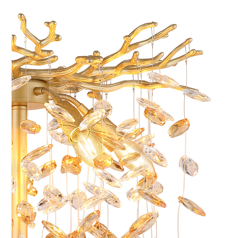 155cm Matte Novelty Floor Lamp, Gold