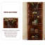 Vitrines en bois massif brun noisette