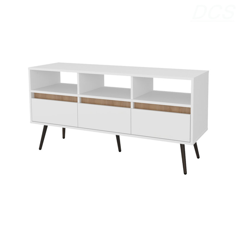 Meuble télé avec 3 tiroirs et 3 tablettes Picacho
