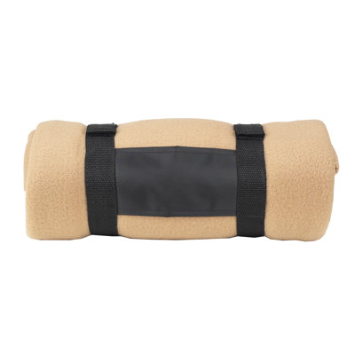 Ebern Designs - Soft Fleece Blanket With Carrier