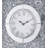 Layba Mirrored And Faux Diamonds Pendulum Wall Clock