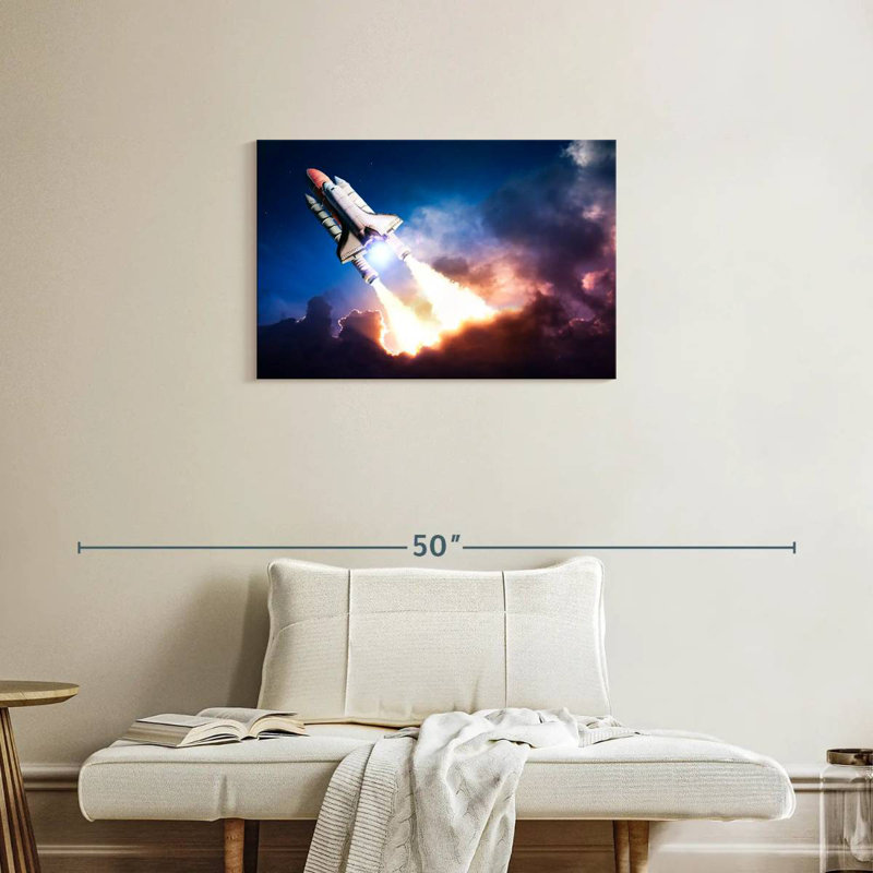 Mission Oberle dans l'espace, H 20 po x l 30 po