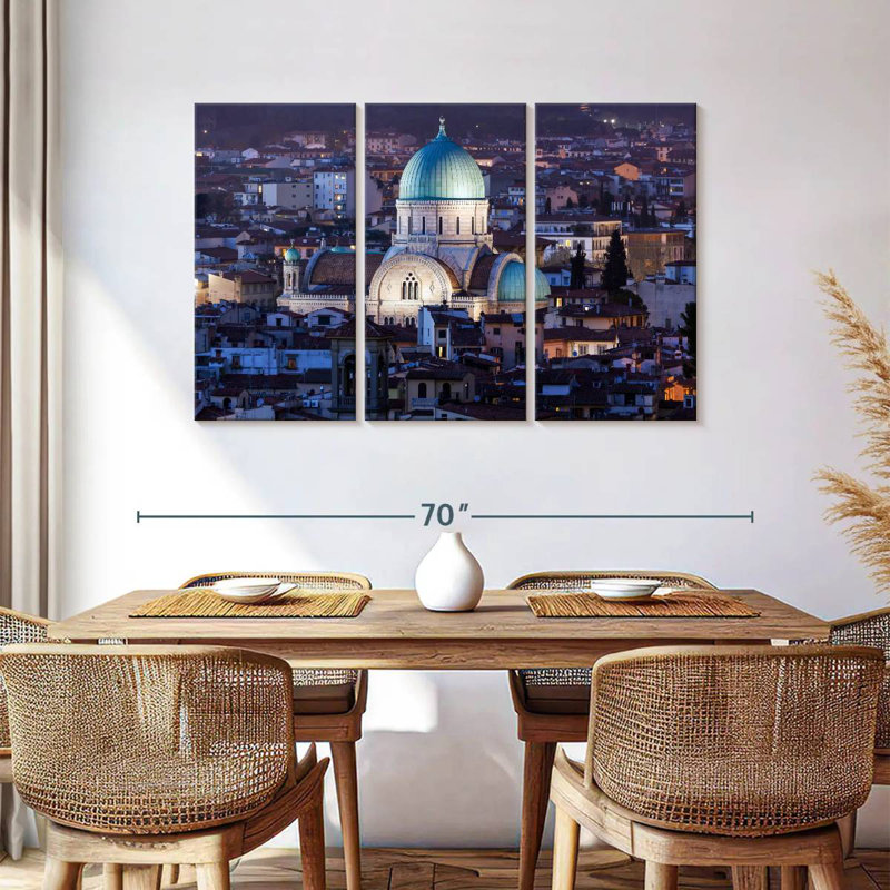 Nicci Great Synagogue Florence, 36" H x 57" W