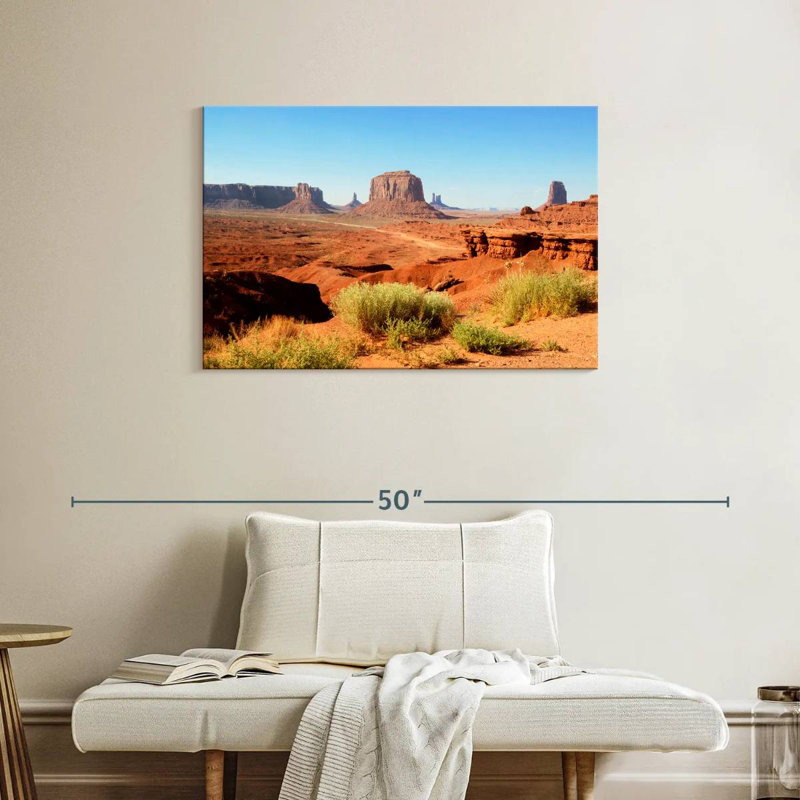 Alvord American West Awesome Monument Valley, H 24 po x l 36 po