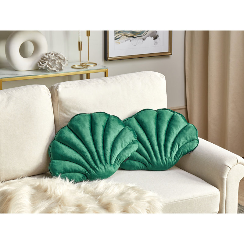 CONSOLIDA Novelty Throw Cushion, Green