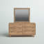 Commode double 6 tiroirs avec miroir Kittanning