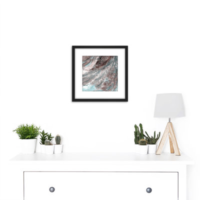 Abstract Clouds Flow Light - Single Picture Frame Painting