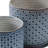 Modern Textured Ceramic Planter with Saucer-1167177255-1167177245