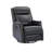 Elimelec Genuine Leather Manual Swivel Recliner-1899410562