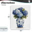 Hortensias bleus en toile de porcelaine, design par Imagine It Images-888277326