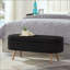 Banc de rangement avec repose-pieds ovale Luxury-1286283306