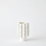 Frilled Bowl-Matte White
