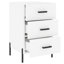Mevsud 40cm W Iron Bedside Table-891892892